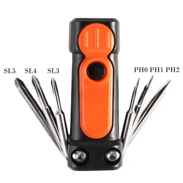 Portable Screwdrivers Tool With Worklight