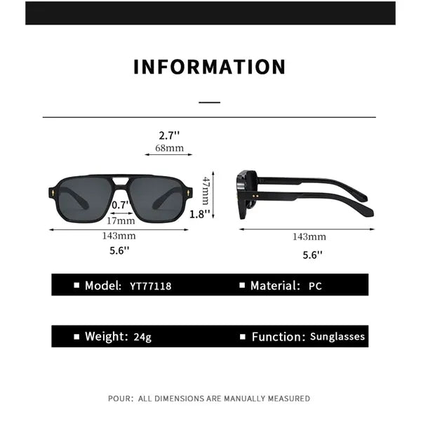 Gender-Neutral Polarized Sunglasses