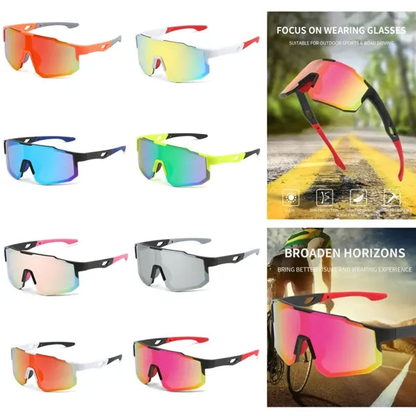 Unisex Wraparound Sports Sunglasses