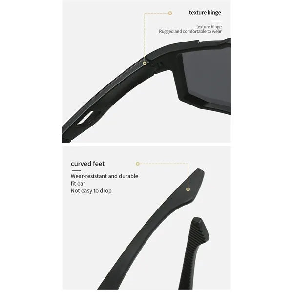 Unisex Wraparound Sports Sunglasses