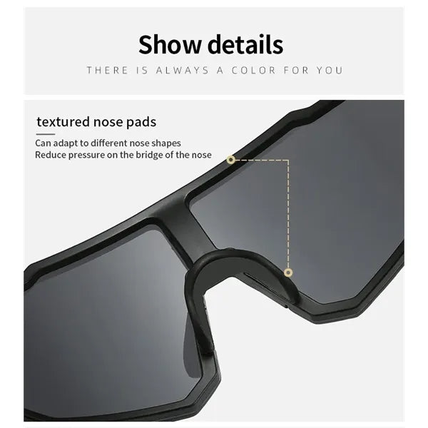 Unisex Wraparound Sports Sunglasses
