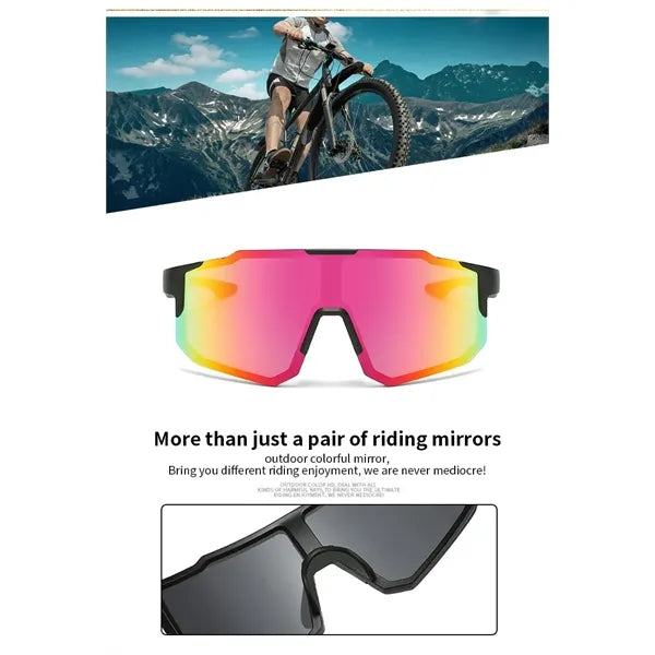 Unisex Wraparound Sports Sunglasses