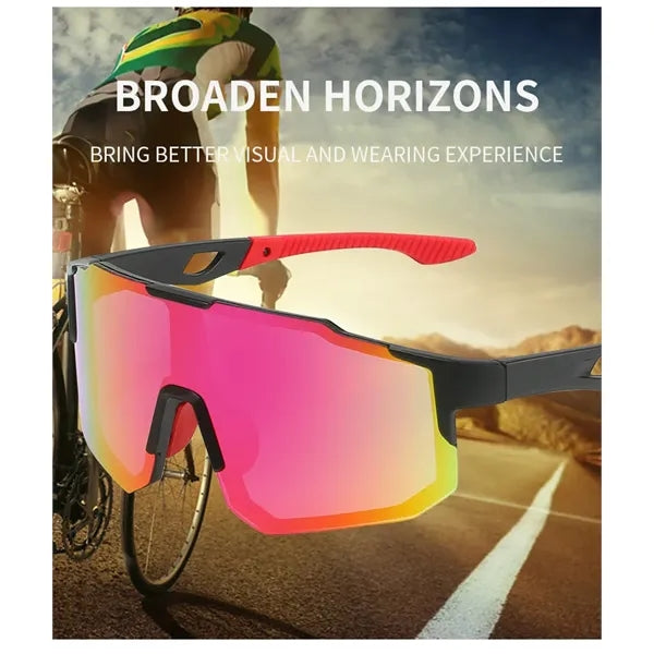 Unisex Wraparound Sports Sunglasses