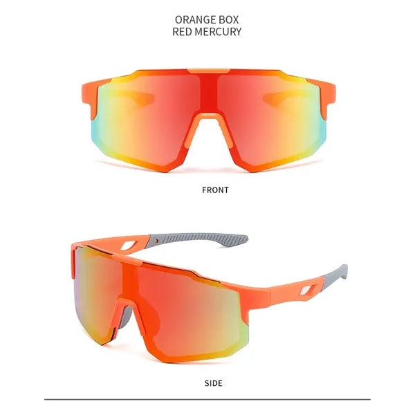 Unisex Wraparound Sports Sunglasses