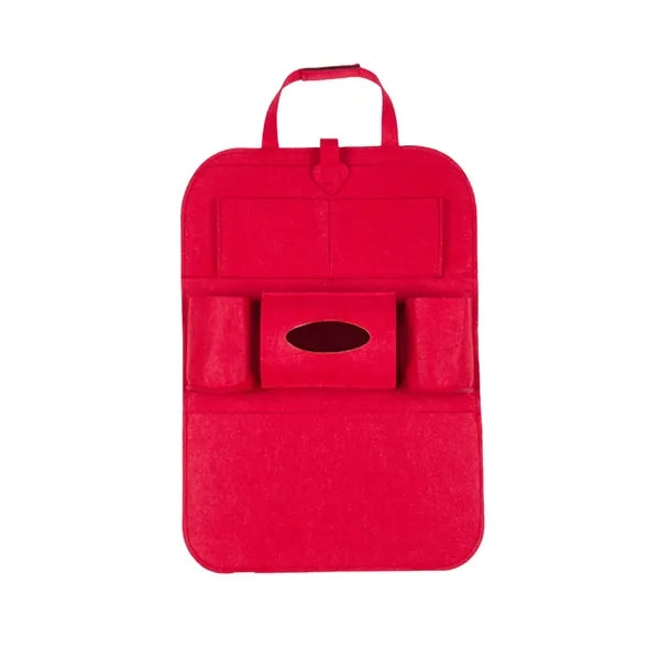 6-Pocket Storage Felt Car Seat Back Organizer