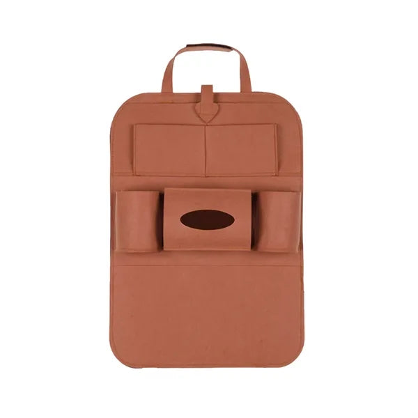 6-Pocket Storage Felt Car Seat Back Organizer