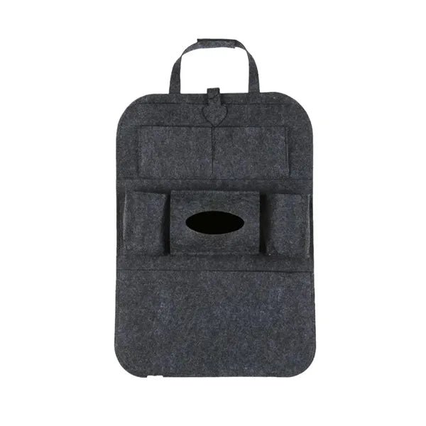 6-Pocket Storage Felt Car Seat Back Organizer