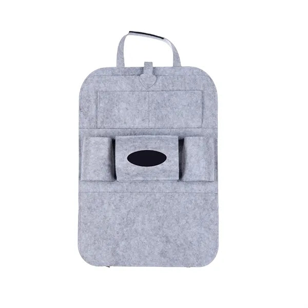 6-Pocket Storage Felt Car Seat Back Organizer