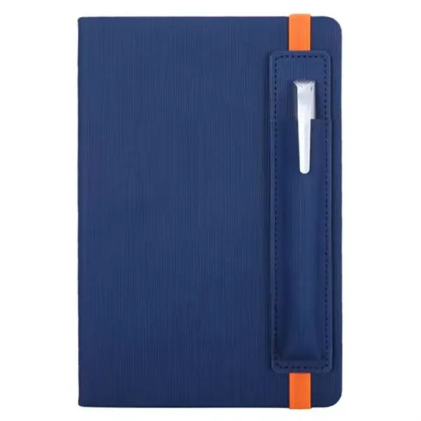 A5 Strap Notebook with Pen Insert Planner Notepad PU Leather