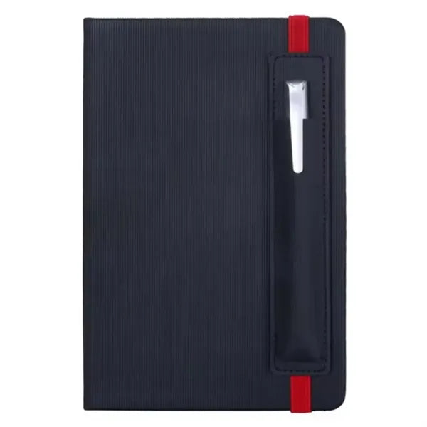 A5 Strap Notebook with Pen Insert Planner Notepad PU Leather