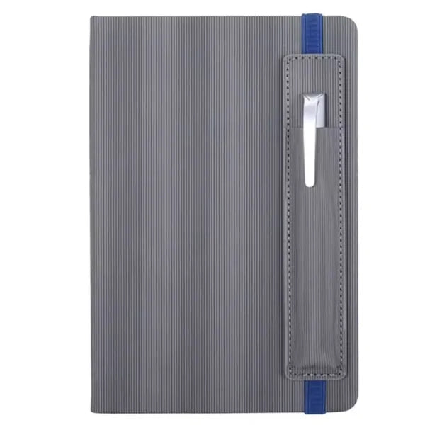 A5 Strap Notebook with Pen Insert Planner Notepad PU Leather