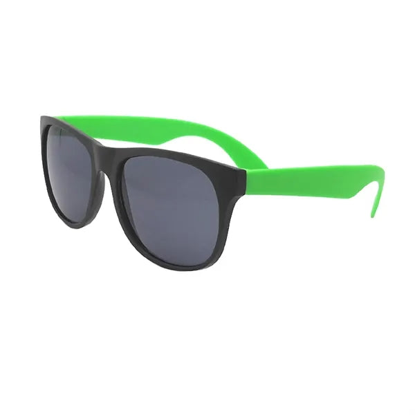 Two Tone Plastic Sunglasses