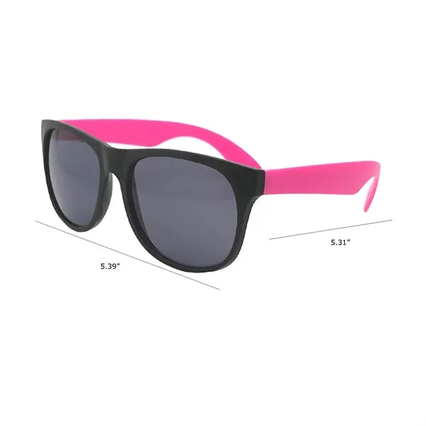 Two Tone Plastic Sunglasses