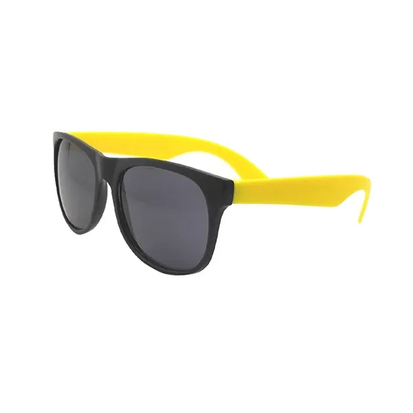 Two Tone Plastic Sunglasses