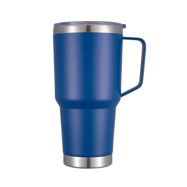 30 oz Stainless Steel Insulated Car Tumbler with Handle