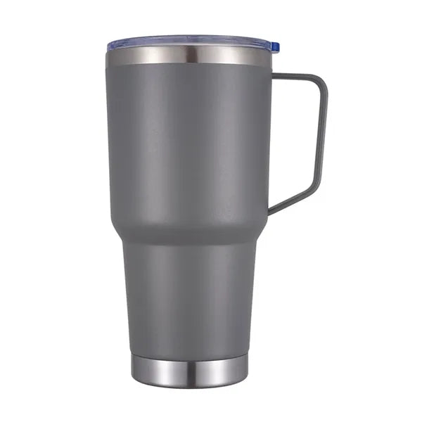 30 oz Stainless Steel Insulated Car Tumbler with Handle