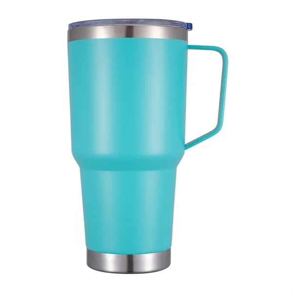 30 oz Stainless Steel Insulated Car Tumbler with Handle
