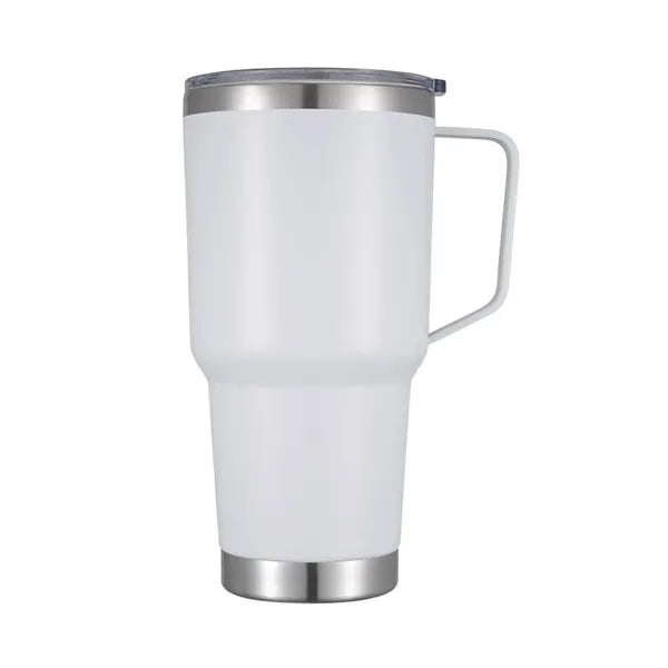 30 oz Stainless Steel Insulated Car Tumbler with Handle