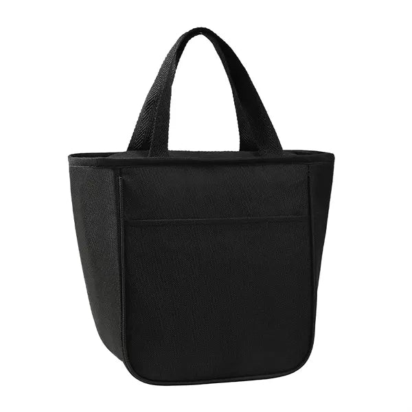 9-Can Solid-Color 600D Oxford Insulated Lunch Tote