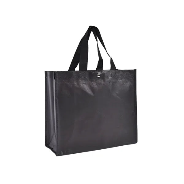Laminated PP Shopping Tote Bag With 10" Gusset