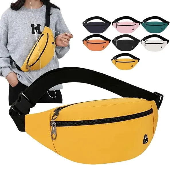Oxford Cloth Sports Waist Bag