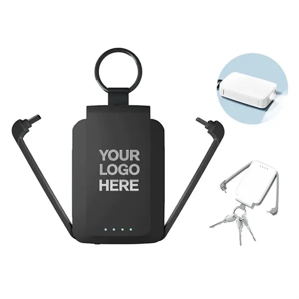 Portable Charger Keychain Power Bank With Flash Light