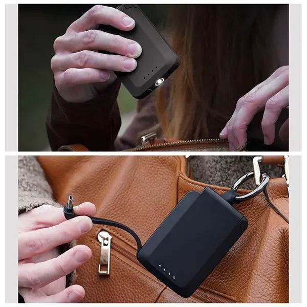 Portable Charger Keychain Power Bank With Flash Light