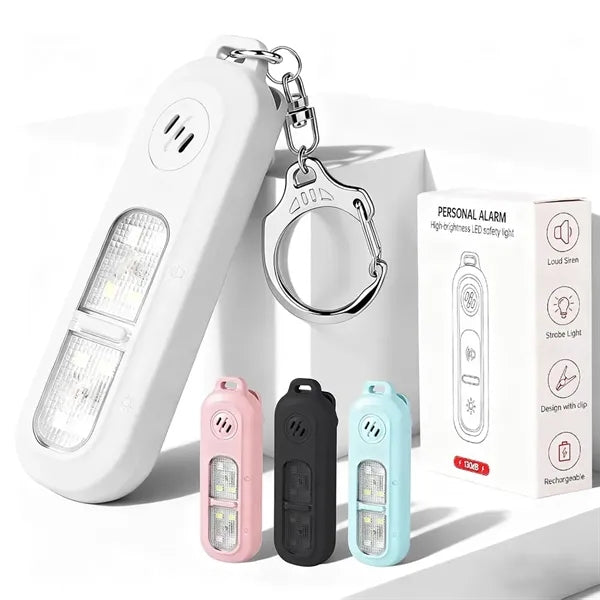 Personal Safety Alarm With Strobe Lights