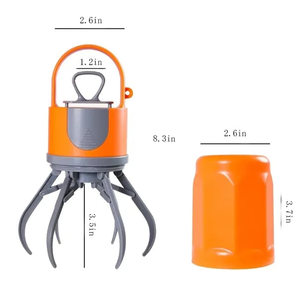 Portable Six Claws Pet Poop Picker