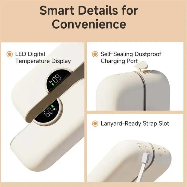 2 Pack 6000mAh New Mini Hand Warmer