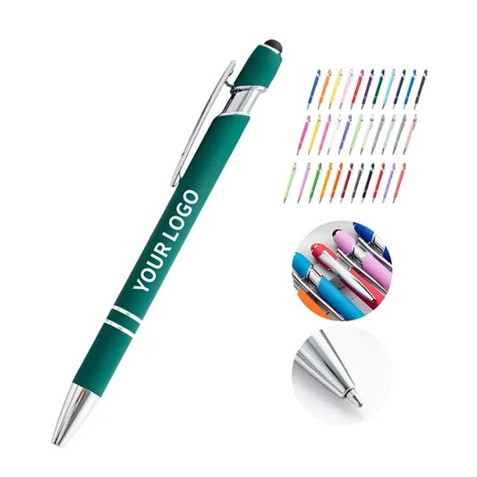Two In One Stylus Metal Ballpoint Pen