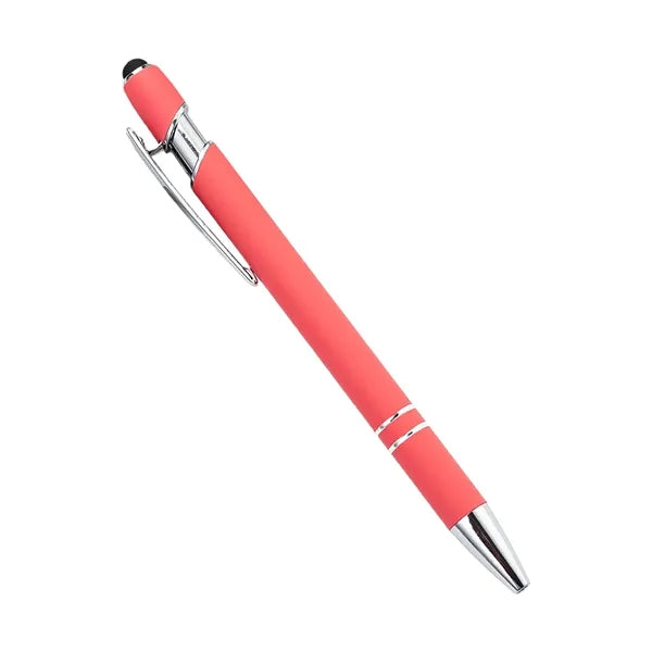 Two In One Stylus Metal Ballpoint Pen