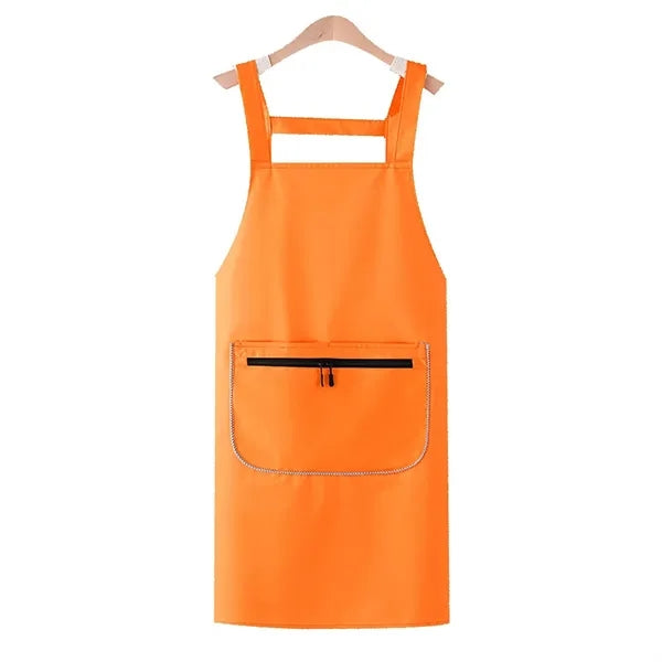Bib Neck Apron With Pockets