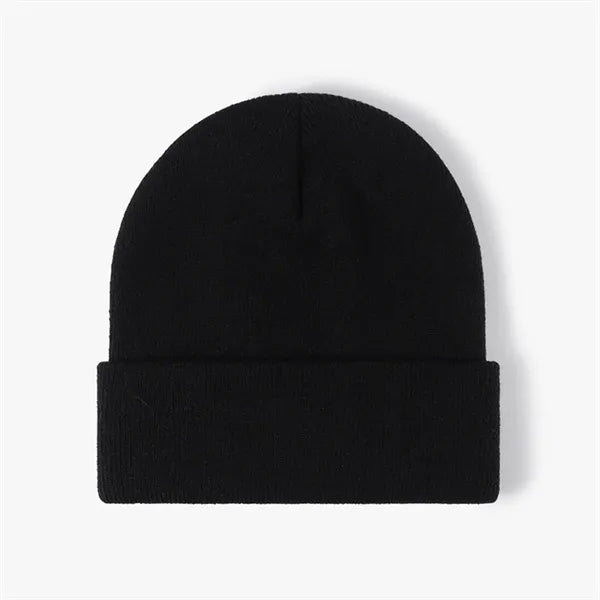 Thickened Double-Layer Men's Knit Hat for Warmth