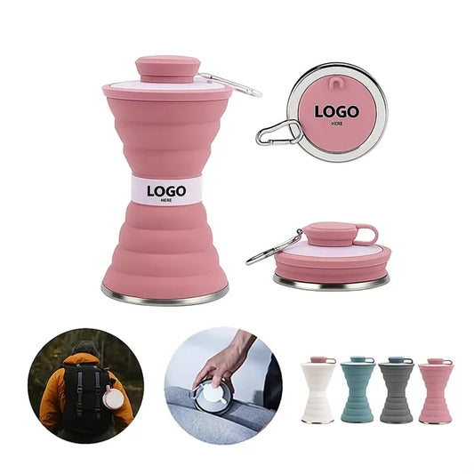 Collapsible Silicone Sports Water Bottle