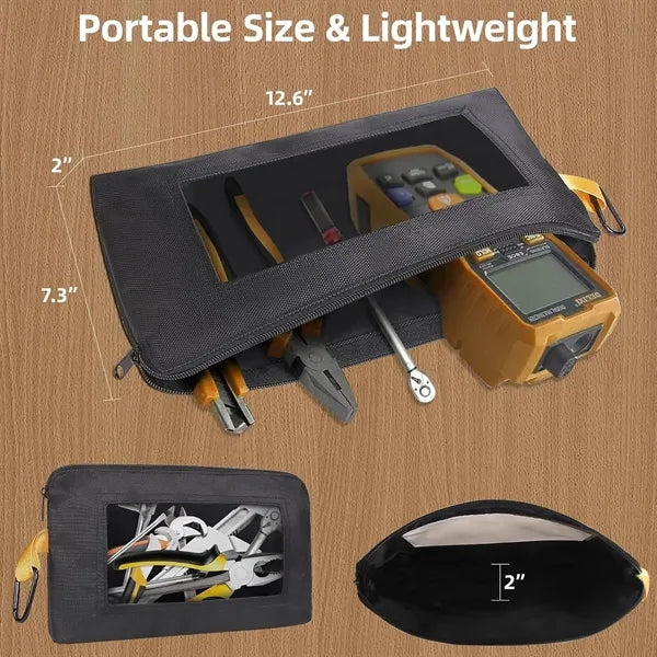 Oxford Tool Bag With Clear Window For Storage