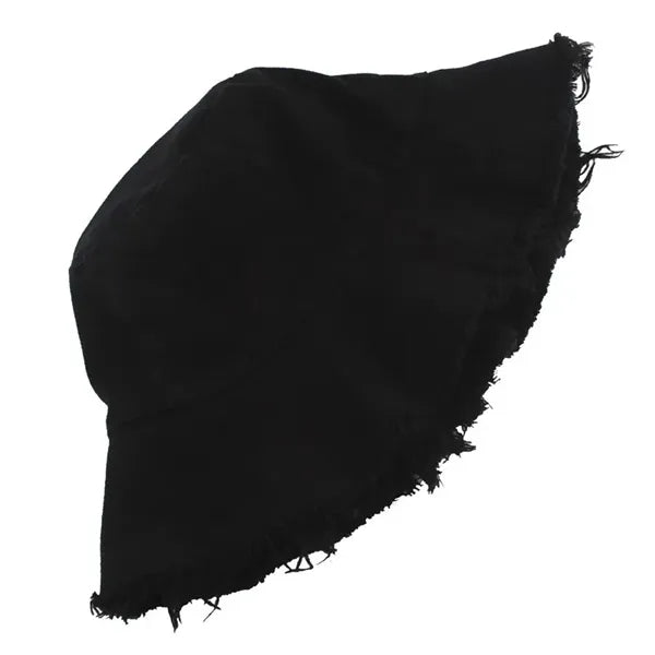Cotton Frayed Edge Sun Hat