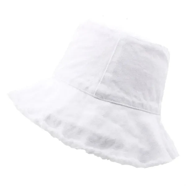 Cotton Frayed Edge Sun Hat