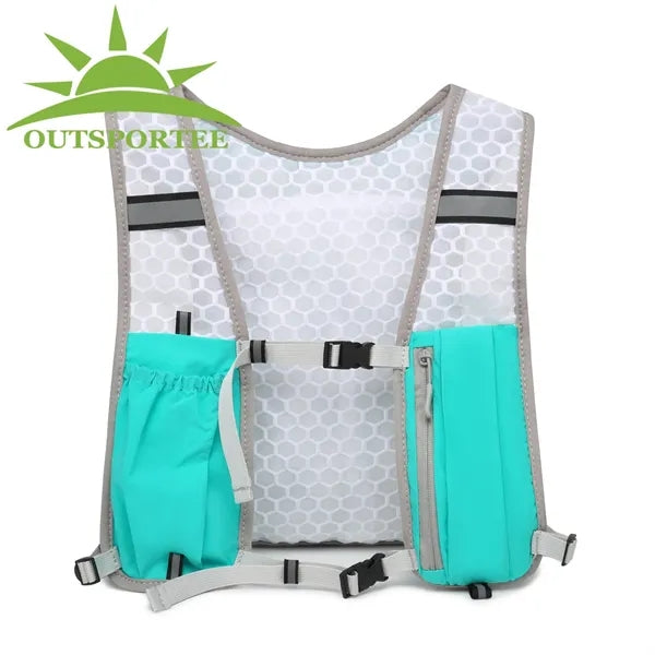Running Vest with TPU Collapsible Soft Water Bottle