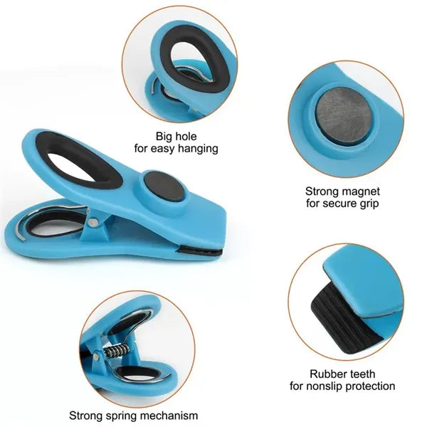 Fridge Magnetic Chip Bag Clips
