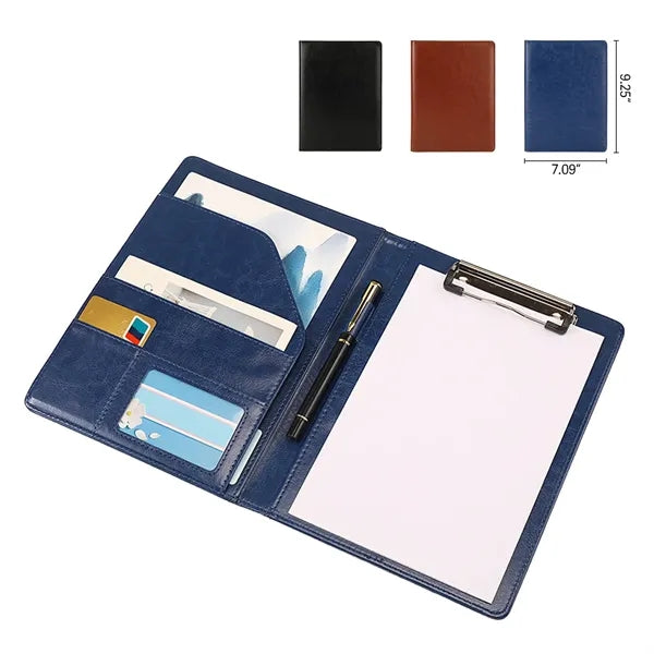 A5 Leather Executive Clipboard Document Portfolio