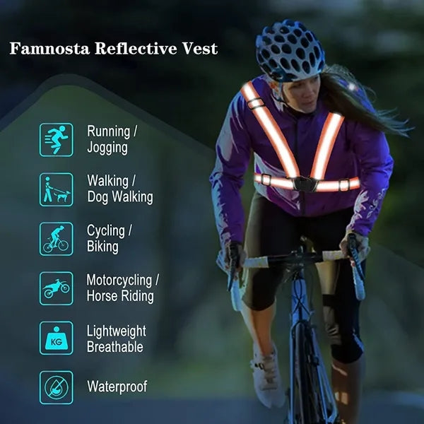 Adjustable eflective Vest Running Gear