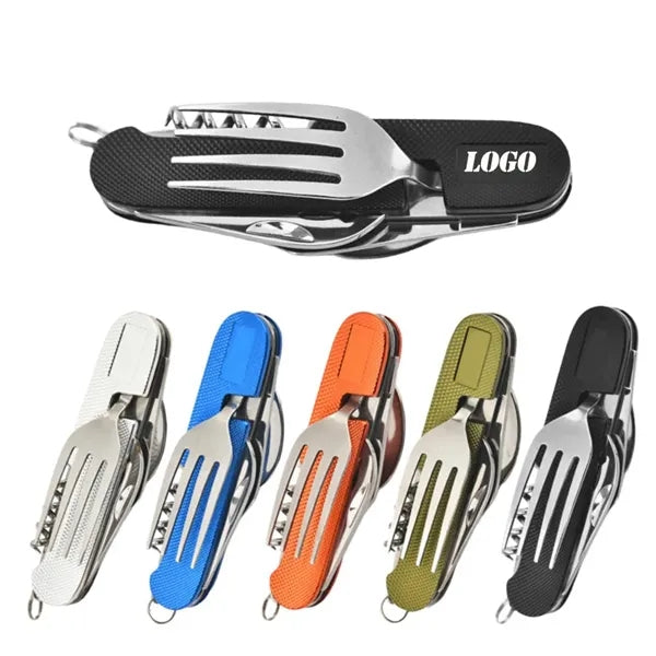 6-In-1 Multifunctional Outdoor Camping Tableware Set