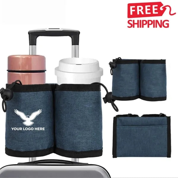 Travel Luggage Cup Holder Drink Carrier Hands Free
