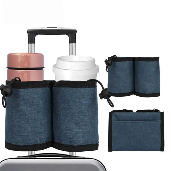 Travel Luggage Cup Holder Drink Carrier Hands Free