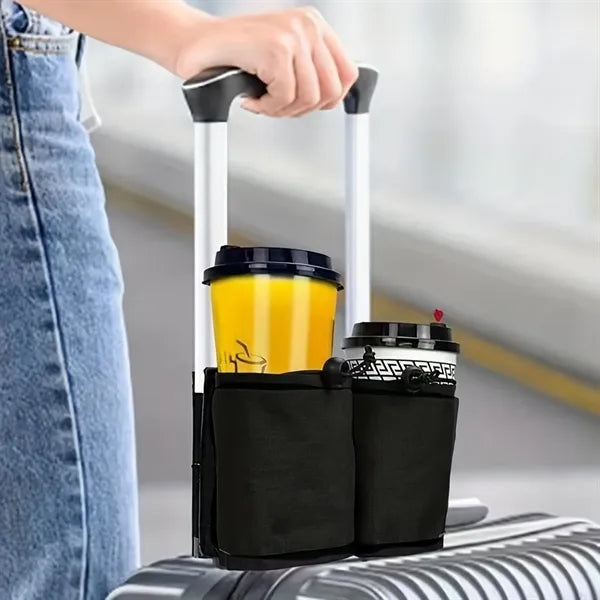 Travel Luggage Cup Holder Drink Carrier Hands Free