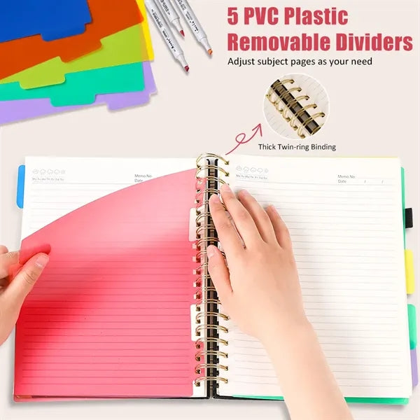 Soft Cover PU Leather Notebook With Pen