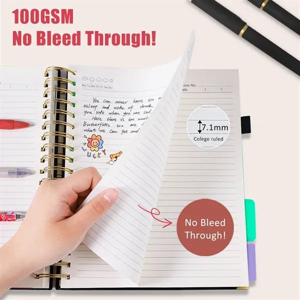 Soft Cover PU Leather Notebook With Pen