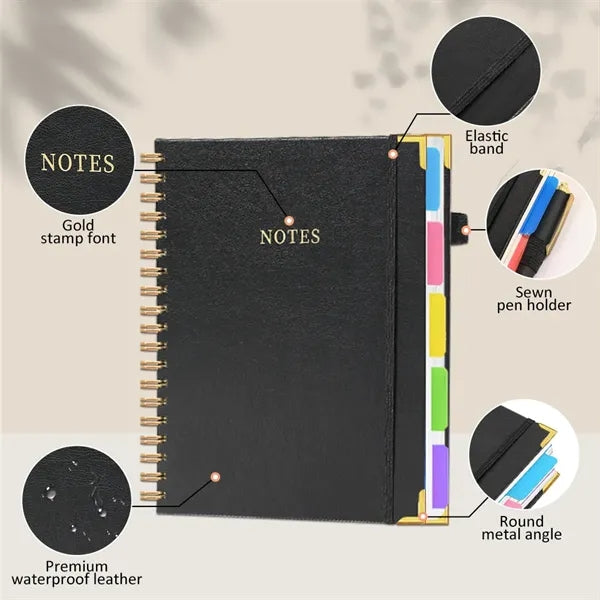 Soft Cover PU Leather Notebook With Pen