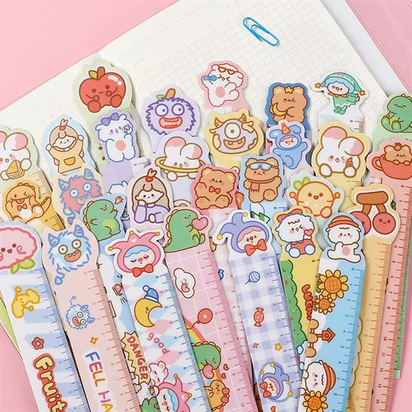Cartoon Flexible Ruler with Customizable Design and Colors